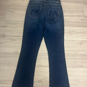 MOTHER Womens Jeans The Runaway Step Fray Flare Bootleg Groovy Wash Size 28